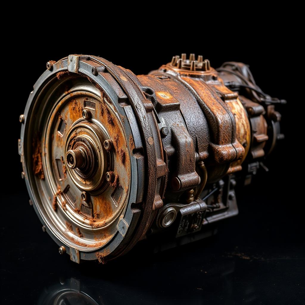 Automatic Transmission Case before laser cleaning